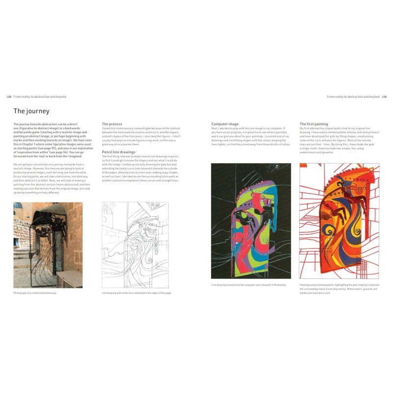 Beginner's Guide to Making Abstract Art - Teşvikiye Patika Kitabevi