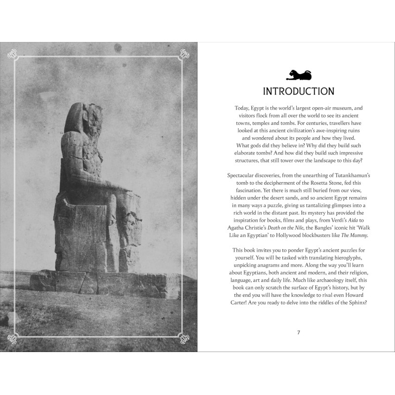 The Sphinx Riddle Book Riddle of the Sphinx: An Ancient Egyptian Puzzle Book - Teşvikiye ...