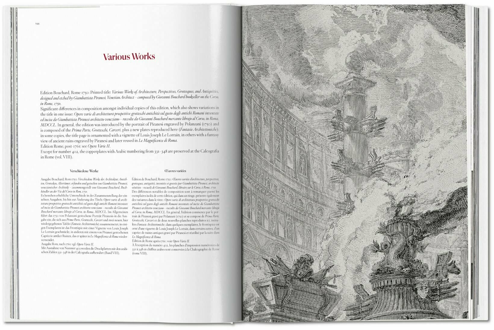 Piranesi. The Complete Etchings - XL - Teşvikiye Patika Kitabevi