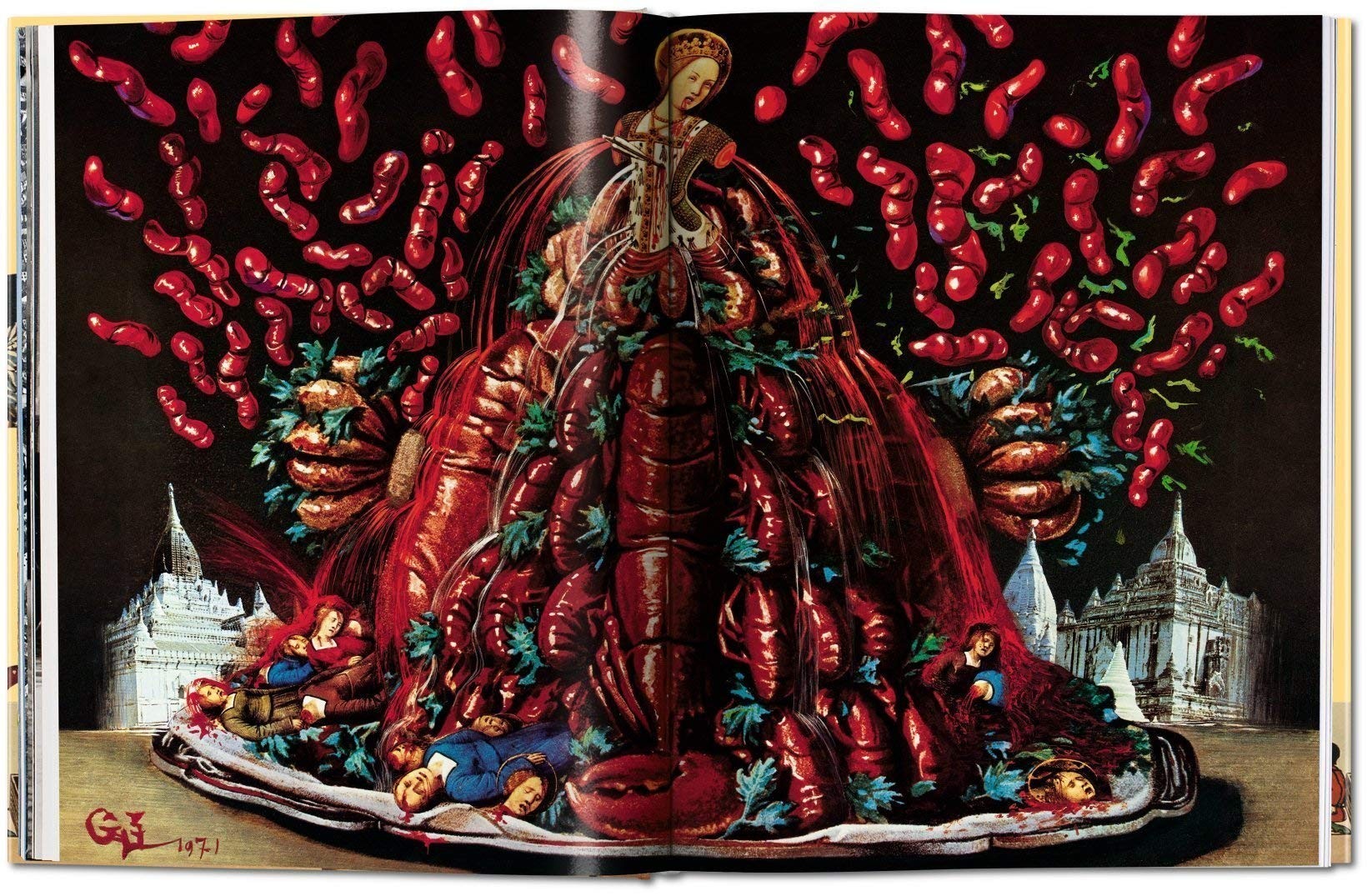 アート・デザイン・音楽 DALI LES DINERS DE GALA Diners de Gala, Dalí - Teşvikiye Patika Kitabevi
