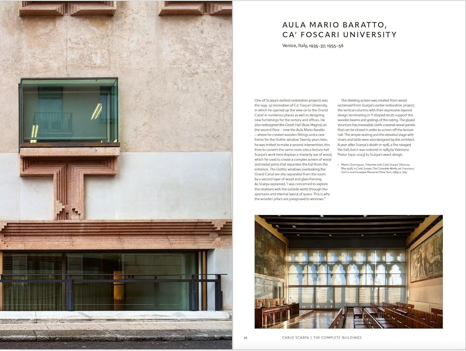 希少❗️【The Complete Buildings】スカルパ作品集 Carlo Scarpa: The Complete Buildings - Teşvikiye Patika Kitabevi