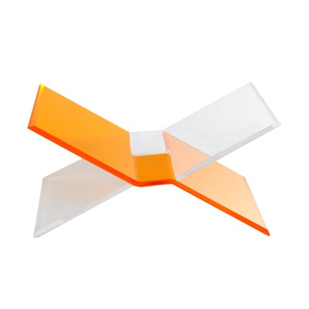 Orange & Transparent Plexi Lectern