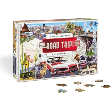 Road Trip!: A 1000-Piece Jigsaw Puzzle